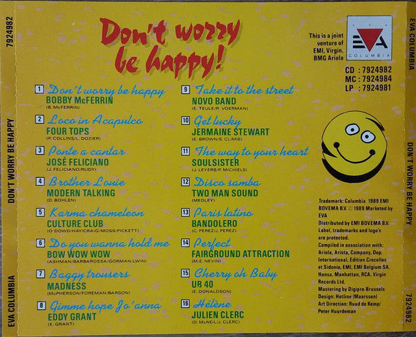 Various - Don't Worry Be Happy (CD) 70607 Compact Disc Goede Staat