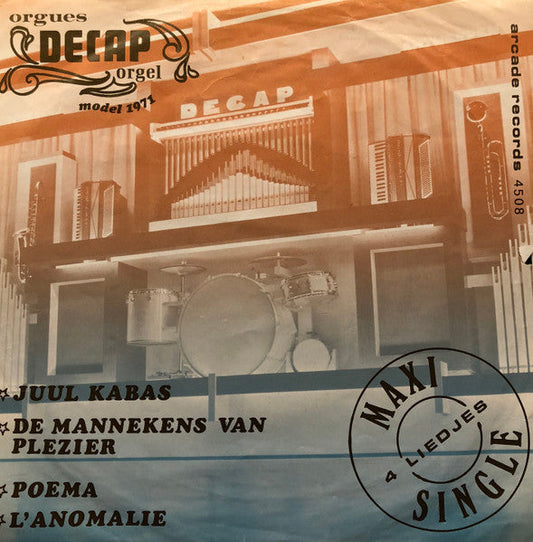 Decap Orgel Willem Tell - Decap-Orgel 38942 Vinyl Singles Vinyl Goed / Hoes Goed