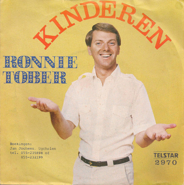 Ronnie Tober - De Zon In M'n Hart 00035 Vinyl Singles Vinyl Goed / Hoes Sticker