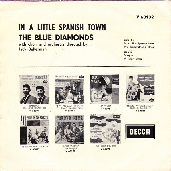 Blue Diamonds - In A Little Spanish Town 28392 Vinyl Singles EP Vinyl Goed / Hoes Goed