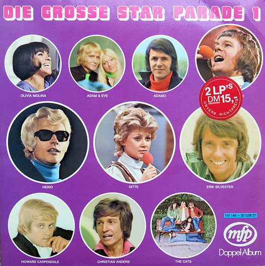 Various - Die Grosse Star Parade 1 (LP) 50310 Vinyl LP Dubbel Vinyl Goed / Hoes Goed