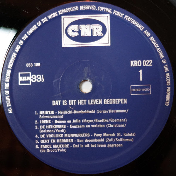 Various - Das ist aus dem Leben genommen (LP) 41101