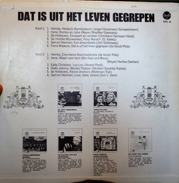Various - Dat Is Uit Het Leven Gegrepen (LP) 41101 Vinyl LP Vinyl Goed / Hoes Goed