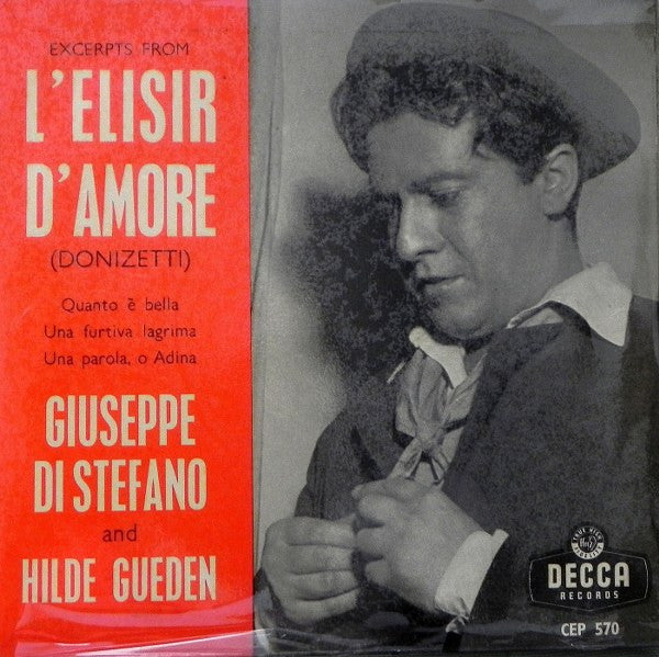 Giuseppe di Stefano And Hilde Guden - L'Elisir D'Amore 14119 Vinyl Singles EP Vinyl Goed / Hoes Goed