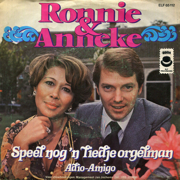 Ronnie Tober & Anneke Grönloh - Speel Nog 'n Liedje Orgelman 36400 Vinyl Singles Vinyl Goed / Hoes Goed