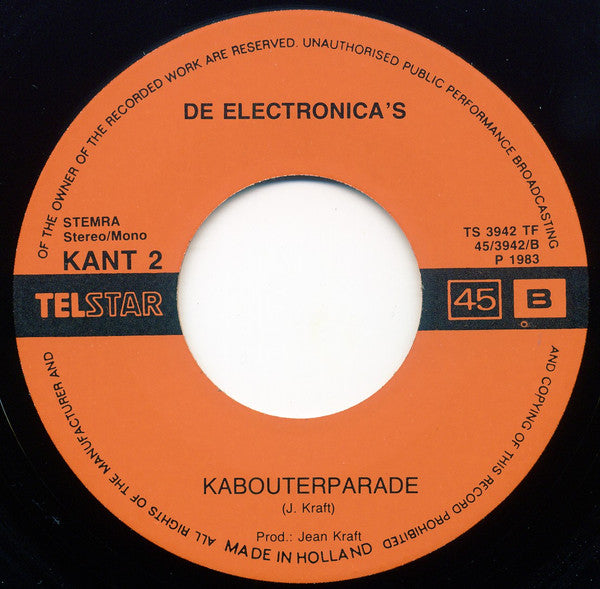 Electronica's - Wals Voor Jopie Vinyl Singles Vinyl Zeer Goed / Hoesje Goed "VINYLSINGLES.NL"