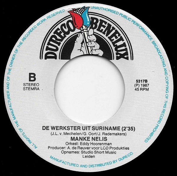 Manke Nelis - Tante Saar 30075 Vinyl Singles Vinyl Goed / Hoes Goed