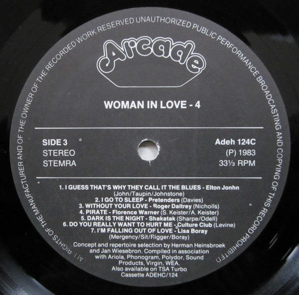 Various - Woman In Love Volume 4 (LP) 42044 Vinyl LP Vinyl Goed / Hoes Goed