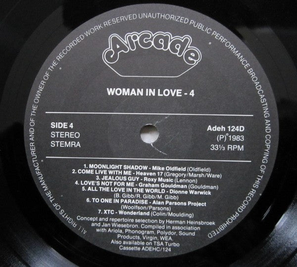 Various - Woman In Love Volume 4 (LP) 42044 Vinyl LP Vinyl Goed / Hoes Goed