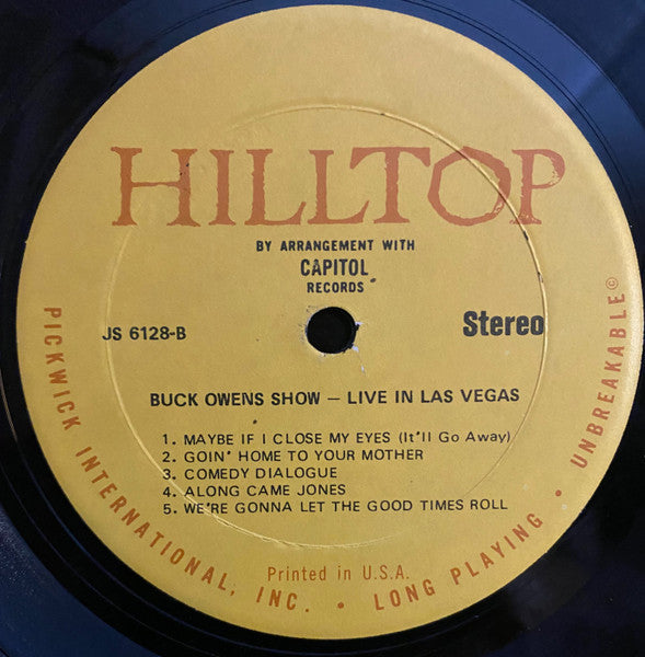 Buck Owens - The Buck Owens Show Live In Las Vegas (LP) 46223