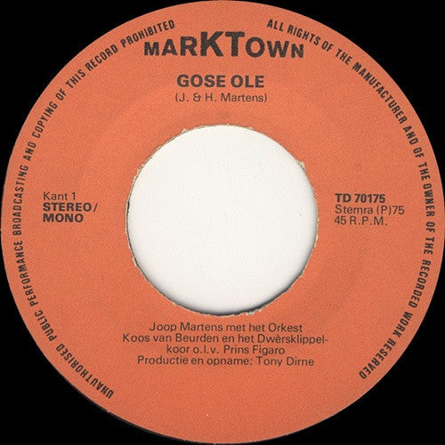 Joop Martens - Gosé Olé 29862