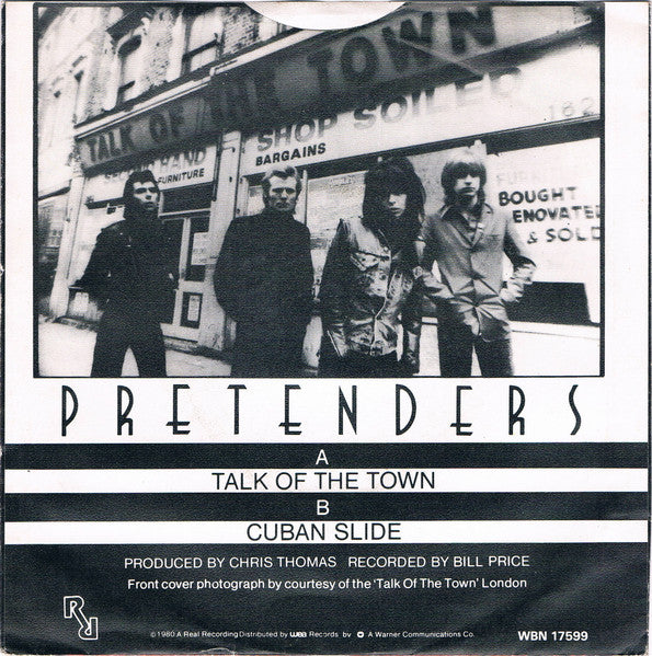 Pretenders - Talk Of Town 36820 Vinyl Singles Vinyl Goed / Hoes Goed