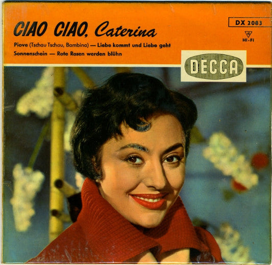Caterina Valente - Ciao Ciao, Caterina 38045 Vinyl Singles EP Vinyl Goed / Hoes Goed