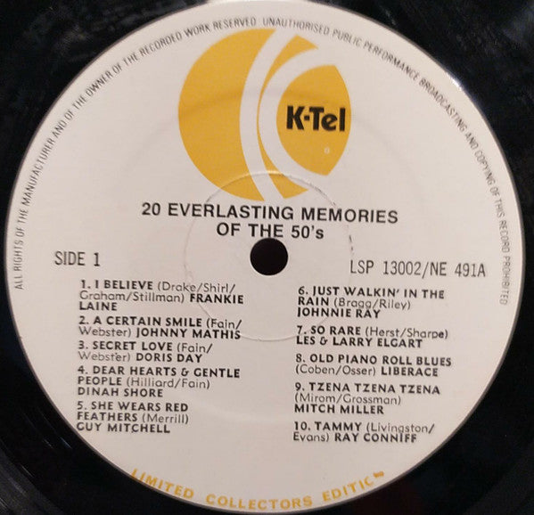 Verschiedene - 40 Wonderful Memories (LP) 48956