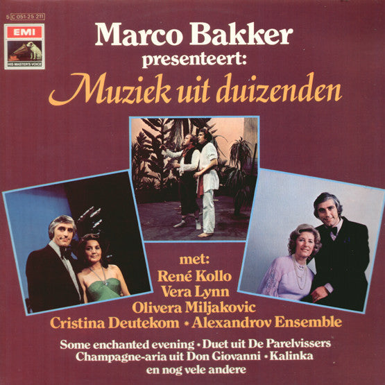 Marco Bakker Presents Various - Muziek Uit Duizenden (LP) 42157 Vinyl LP Vinyl Goed / Hoes Goed