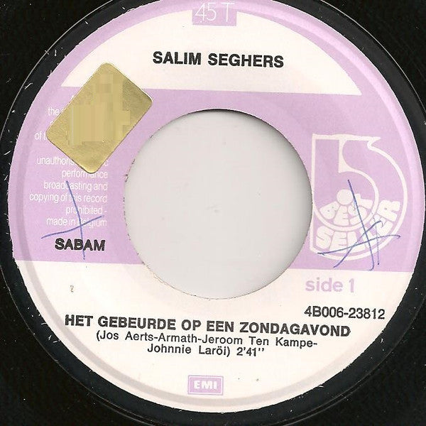 Salim Seghers - Es geschah an einem Sonntagabend 33381