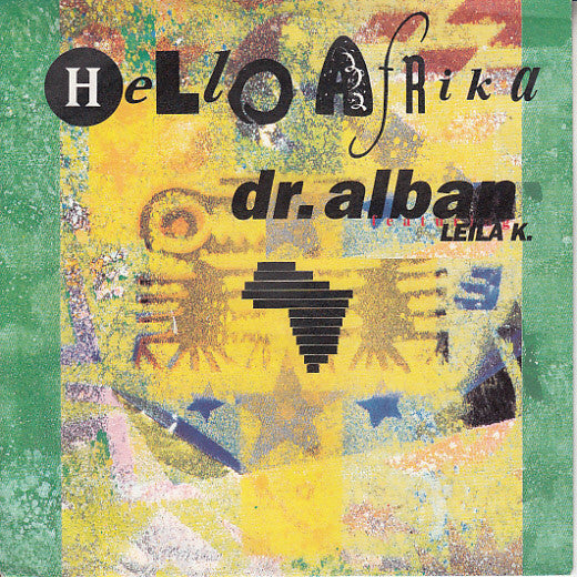Dr. Alban Featuring Leila K - Hello Afrika 20081 Vinyl Singles Vinyl Goed / Hoes Goed