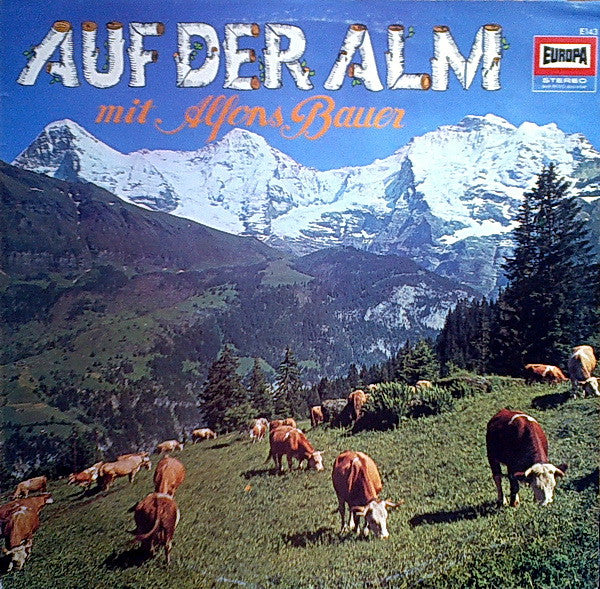 Alfons Bauer - Auf Der Alm Mit Alfons Bauer (LP) 49375