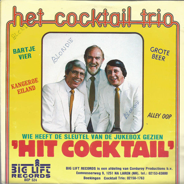 Cocktail Trio - Hit Cocktail 06278 Vinyl Singles Vinyl Goed / Hoes Goed