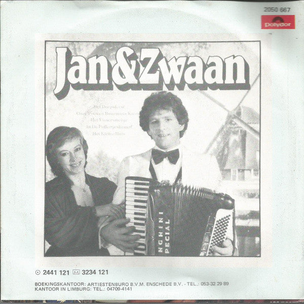 Jan & Zwaan - Het Kleine Huis 28835 Vinyl Singles Vinyl Goed / Hoes Goed