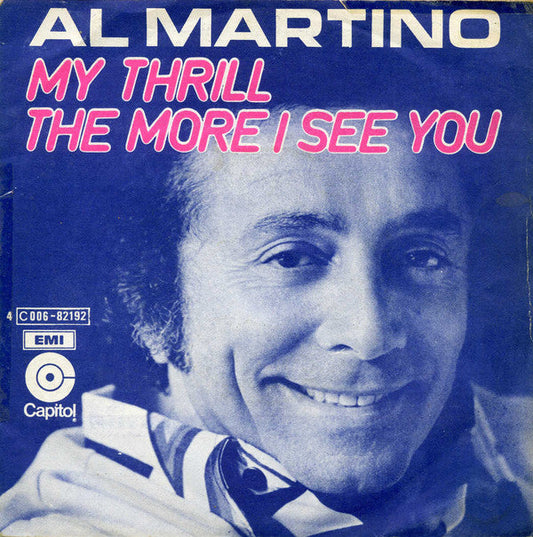 Al Martino - My Thrill 19812 Vinyl Singles Vinyl Goed / Hoes Goed