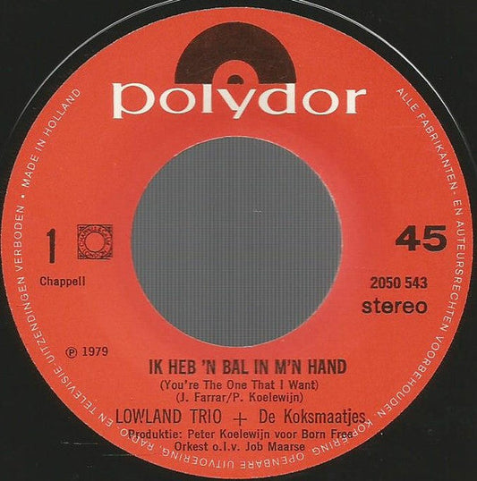 Lowland Trio & De Koksmaatjes - Ik Heb 'n Bal In M'n Hand 36855 Vinyl Singles Vinyl Goed / Hoes Generic