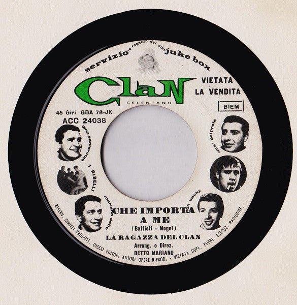 La Ragazza Del Clan - Bang Bang 31004 Vinyl Singles Vinyl Goed / Hoes Goed