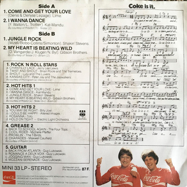 Various - Coca Cola Hot Hits 1 36879 Vinyl Singles Vinyl Goed / Hoes Goed