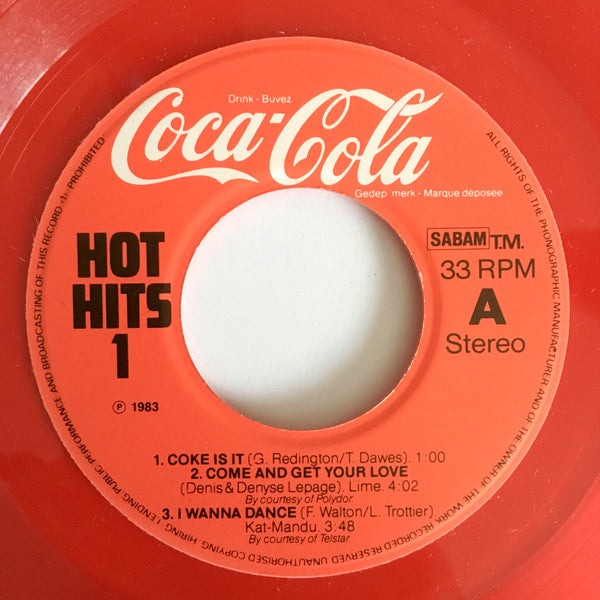 Various - Coca Cola Hot Hits 1 36879 Vinyl Singles Vinyl Goed / Hoes Goed