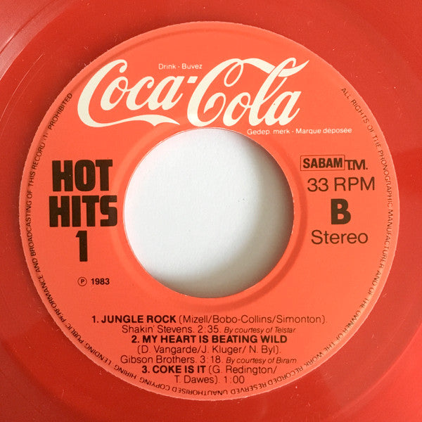 Various - Coca Cola Hot Hits 1 36879 Vinyl Singles Vinyl Goed / Hoes Goed