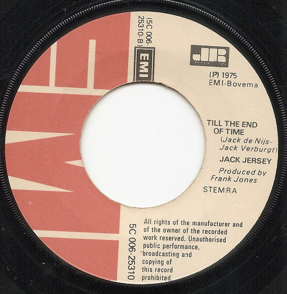 Jack Jersey - Silvery Moon 29746 Vinyl Singles Vinyl Goed / Hoes Goed