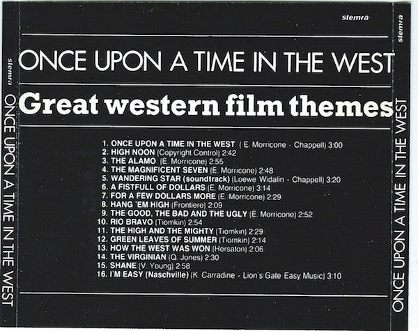 Unknown Artist - Once Upon A Time In The West (CD) Compact Disc Vinyl Goed / Hoes Goed