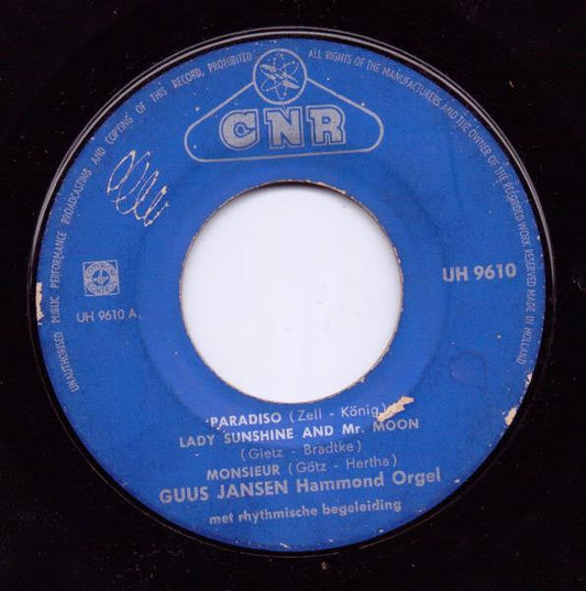 Guus Jansen - Potpourri Nr. 1 39774 Vinyl Singles EP Vinyl Goed / Hoes Generic