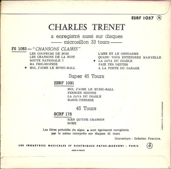 Charles Trenet - Morceaux Choisis De Noël 32980 Vinyl Singles Vinyl Goed / Hoes Goed