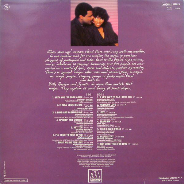 Billy Preston & Syreeta – Die schönsten Lieder (LP) 48069