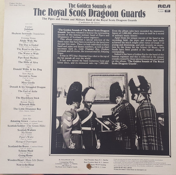 Pipes And Drums Of The Royal Scots Dragoon Guards - The Golden Sounds Of (LP) 51202 Vinyl LP Vinyl Goed / Hoes Goed
