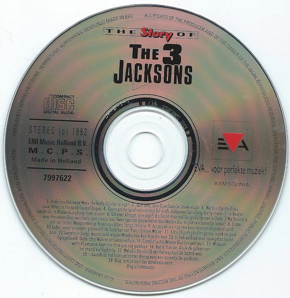 3 Jacksons - The Story Of The 3 Jacksons (CD) Compact Disc Vinyl Goed / Hoes Goed