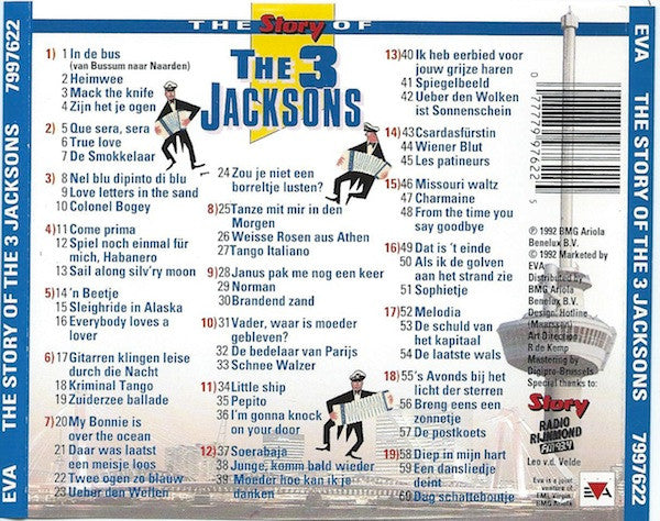 3 Jacksons - The Story Of The 3 Jacksons (CD) Compact Disc Vinyl Goed / Hoes Goed