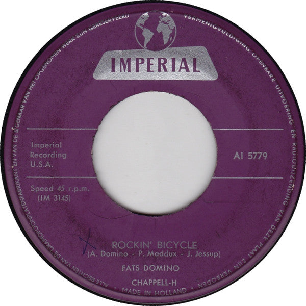 Fats Domino - What A Party Vinyl Singles Vinyl Zeer Goed / Hoesje Generic "VINYLSINGLES.NL"