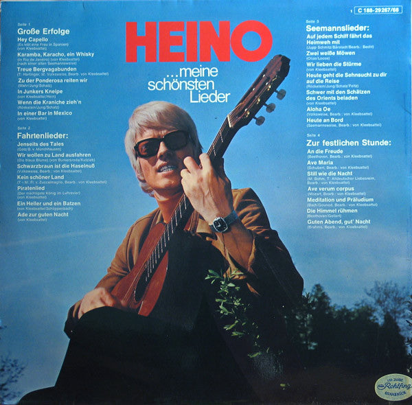 Heino - ...Meine Schönsten Lieder (LP) Vinyl LP Dubbel Vinyl Zeer Goed / Hoesje Goed "VINYLSINGLES.NL"