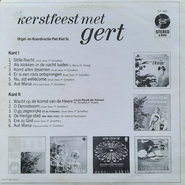 Gert Timmerman - Kerstfeest Met Gert (LP) 40579 Vinyl LP Vinyl Goed / Hoes Goed
