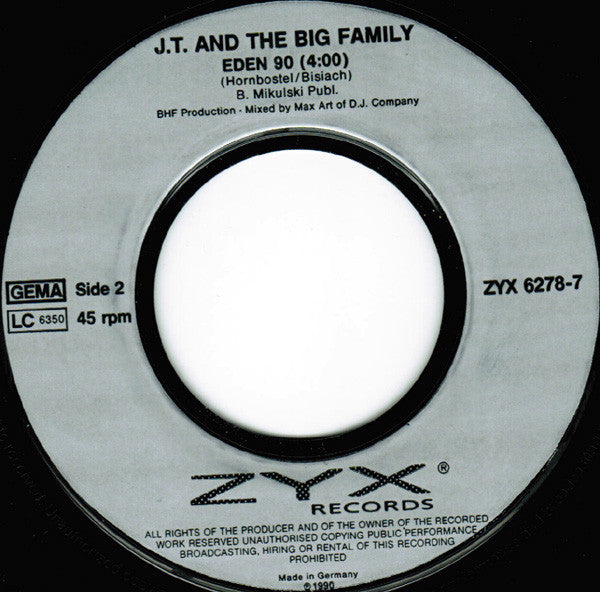 J.T. And The Big Family - Moments In Soul 14338 Vinyl Singles Vinyl Goed / Hoes Goed