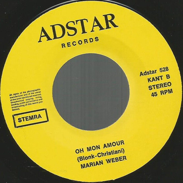 Marian Weber - Het Duivenvrouwtje (Marianne Weber) 00583 Vinyl Singles Vinyl Goed / Hoes Goed