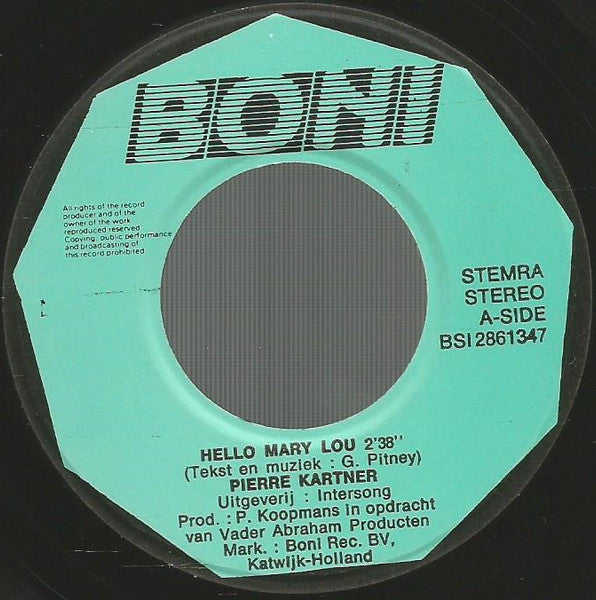 Pierre Kartner - Hallo Mary Lou 32473