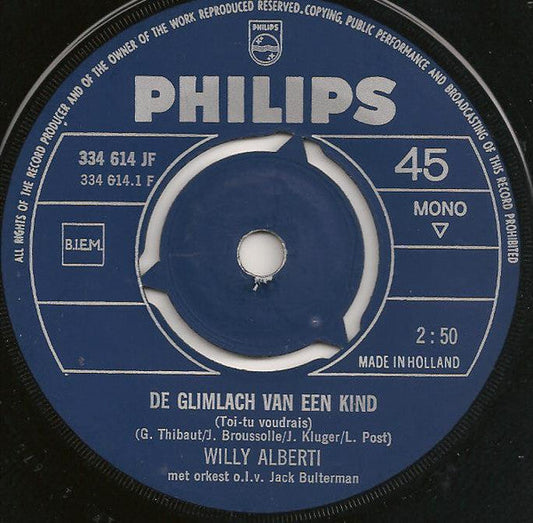 Willy Alberti - De Glimlach Van Een Kind 40860 Vinyl Singles Vinyl Goed / Hoes Generic