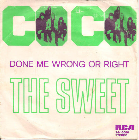Sweet - Co-Co Vinyl Singles Vinyl Goed / Hoes Goed