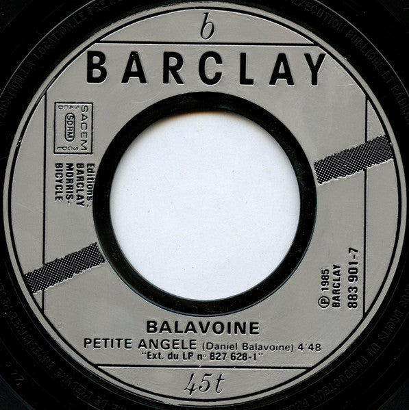 Balavoine - Sauver L'Amour 15349 Vinyl Singles Vinyl Goed / Hoes Goed