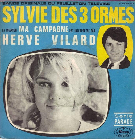 Hervé Vilard - Sylvie Des 3 Ormes 37729 Vinyl Singles Vinyl Goed / Hoes Goed