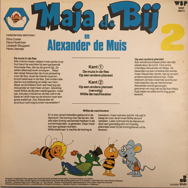 Maja De Bij - Maja De Bij En Alexander De Muis 2 (LP) 40691 Vinyl LP Vinyl Goed / Hoes Goed