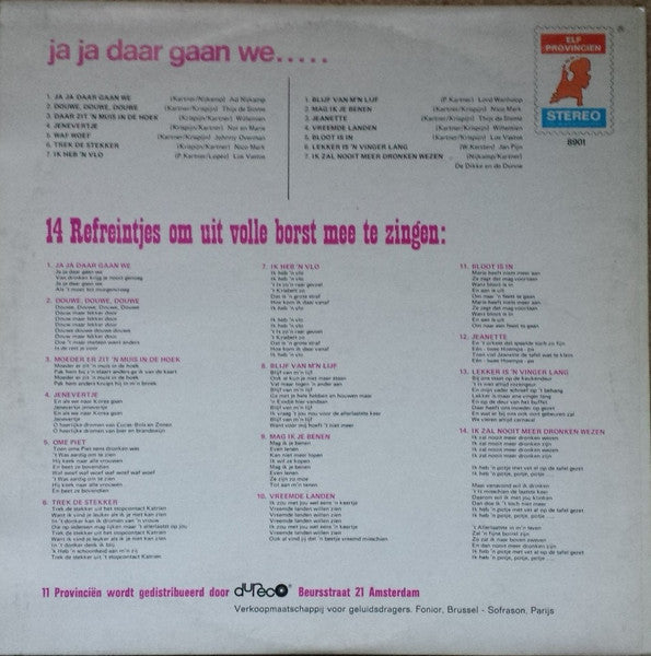 Various - Ja Ja Daar Gaan We.... (LP) 50397 Vinyl LP Vinyl Goed / Hoes Goed